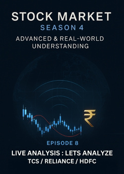 Cover image for S4 E8 : LIVE ANALYSIS : LETS ANALYZE TCS / RELIANCE / HDFC - a Stock Market story on Stream Storys